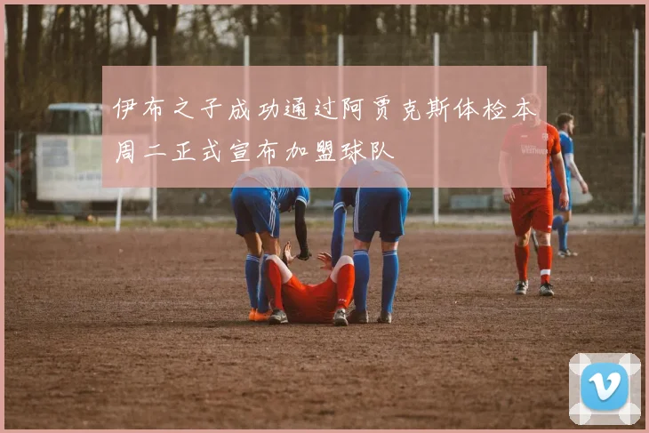 伊布之子成功通过阿贾克斯体检本周二正式宣布加盟球队